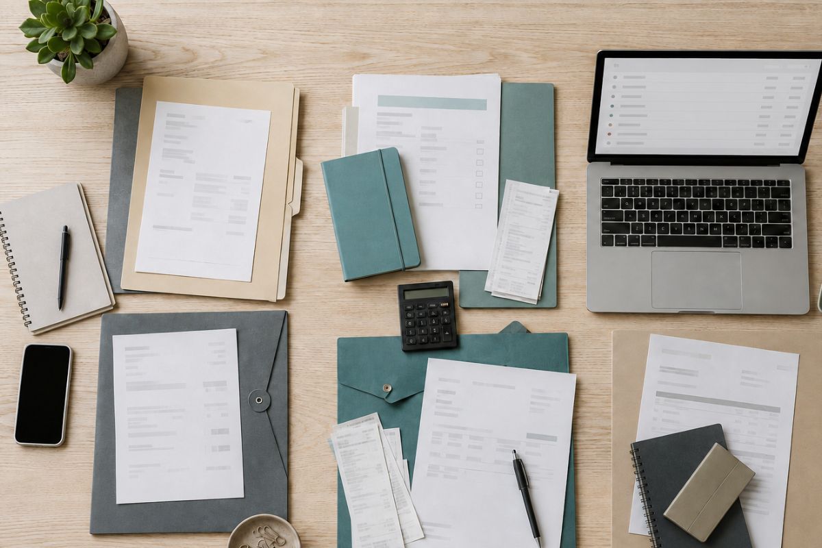 NDIS documentation on a table